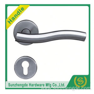 SZD STH-107 Stainless Steel Lever door Handle brush SS 304 Nickel Door Handle